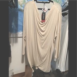 Yest Artist Sweater In Oyster, Size 14